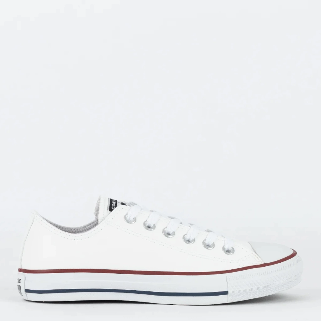 Tênis Converse Chuck Taylor All Star New Malden Ox Branco Vermelho CT04500001