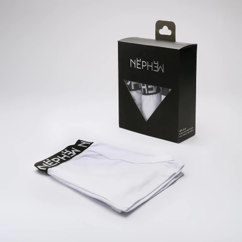 Kit 3 Cuecas Algodão Pima Nephew Branco