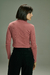 Cropped Manga Longa Gola Alta Ribana Anticool Goiaba - loja online