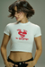 Camiseta Baby Look Anticool This Must Be The Place Off White - comprar online