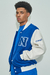 Jaqueta Varsity Bomber Nephew College Azul