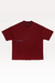 Camiseta Heavy Boxy Alto Relevo Nephew Studios Bordô