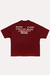Camiseta Heavy Boxy Alto Relevo Nephew Studios Bordô