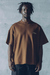 Camiseta Heavy Boxy No Music No Life II Marrom