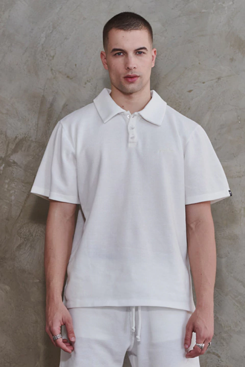 Camiseta Polo Nephew Resort Off White