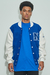 Jaqueta Varsity Bomber Nephew College Azul