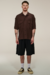 Camisa Alto Relevo Canelado Nephew Marrom - comprar online