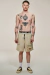 Bermuda Nylon Cargo Nephew Bege - comprar online