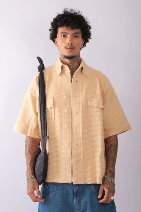 Camisa Nephew Vail Bege - comprar online