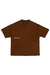 Camiseta Heavy Boxy Alto Relevo Nephew Studios Marrom