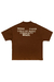 Camiseta Heavy Boxy Alto Relevo Nephew Studios Marrom