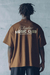 Camiseta Heavy Boxy No Music No Life II Marrom