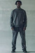 Calça Cargo Nephew High Relief Cinza
