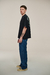 Camiseta Boxy Full Back Owl Nephew Boxy Preto - Nephew