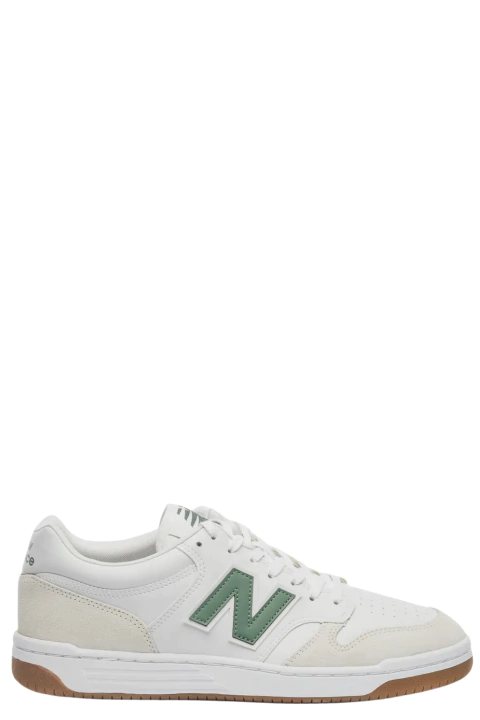 Tênis New Balance 480 Low Branco e Verde - comprar online