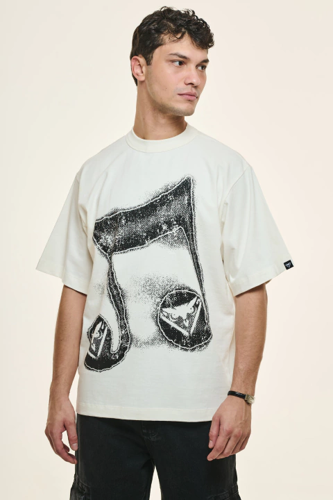 Camiseta Nephew Boxy Minima On The Back Off White - comprar online