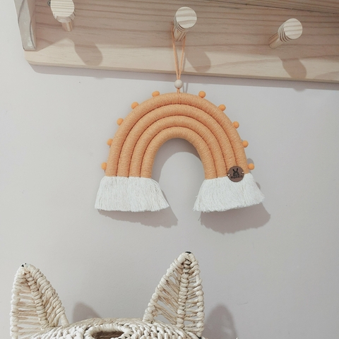 Arco-íris macramê