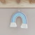 Arco-íris Macramê Azul Bebê
