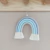 Arco-íris Macramê Azul Bebê - comprar online