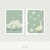 Duo Quadro Infantil Patinha Ganso Margaridas - comprar online