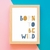 Quadro Infantil Frase Born To Be Wild