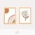 Duo de Quadros arco-íris boho Sol Nascente Florescer Terra Rosa