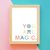Quadro Infantil Frase You Are Magic