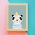 Quadro Infantil Pandinha Funny