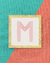 Quadro Infantil Monograma Scandi tom pastel