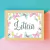 Quadro Infantil Borboletas com Nome Personalizado