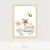Quadro Infantil Abelha Jardim