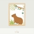 Quadro Infantil Capivara - Fauna Brasileira Dia