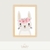 Quadro Coelhinha Boho - comprar online