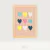 Quadro Infantil Corações - Grid - comprar online