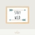 Quadro Infantil Frase Stay Wild