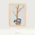Quadro Infantil Guaxinim na neve