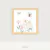 Quadro Infantil Jardim de Borboletas - Quadrinhos da Paula | Loja de Quadros Infantis e Decoração