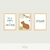 Trio Quadro Infantil Capivara