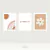Trio Quadro Infantil Boho Margarida Florescer