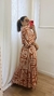 Vestido estampado manga - loja online