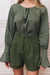 Camisa Donatella Verde Militar - comprar online