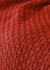 Manta Tricot Tramado - Cor: Coral na internet