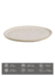 Conjunto C/ 6 Pratos de Sobremesa Bio Latte Stoneware 21,5CM - Cazachic | Almofadas Exclusivas
