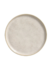 Prato de sobremesa Bio Latte em stoneware, 21,5 cm, com acabamento texturizado em tom creme.
