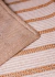 Peseira Veneza - Cor: Offwhite e Dourado - Cazachic | Almofadas Exclusivas