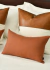 Almofada em Linho Tramado Cobre Retangular - comprar online