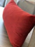 Almofada em Veludo Vermelho Retangular - comprar online