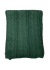 Manta Tricot Trança Verde Musgo