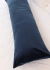 Almofada Body Bed em Veludo Azul Marinho Retangular - comprar online