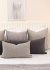 Almofada Body Bed Veludo Cinza Chumbo Retangular